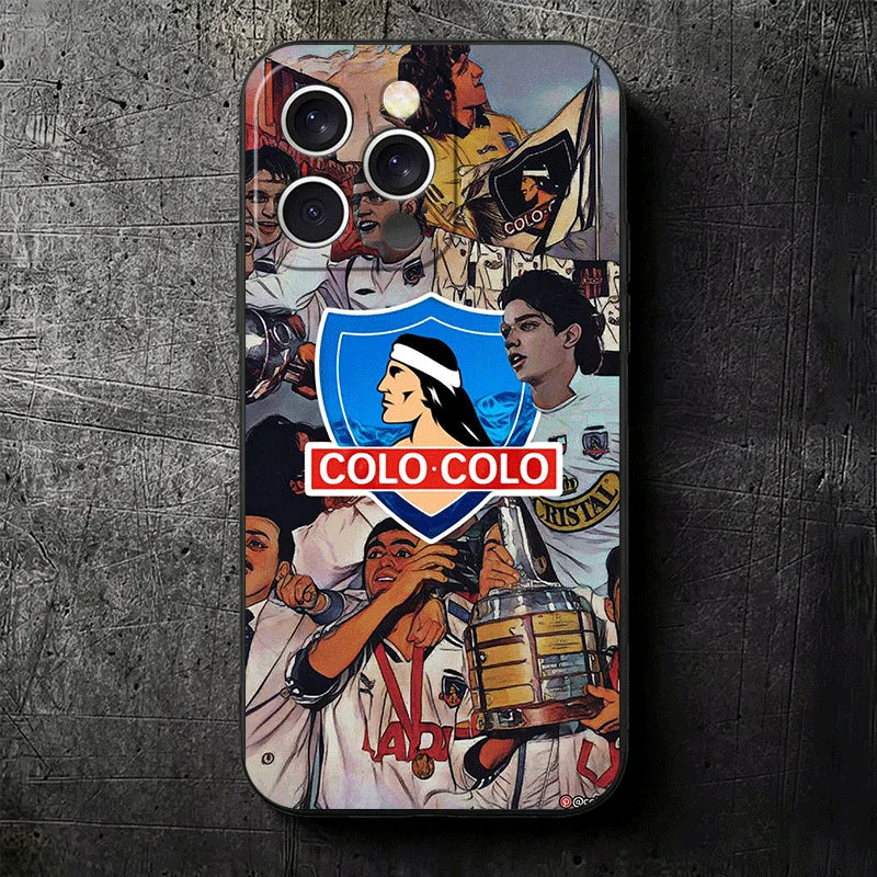 Social Y Deportivo Colo Club Soft Phone Case for iPhone 16 16E 17 Air 15 Pro Max 14 Plus 13 Mini 11 12 7 Black Cover Back Shell