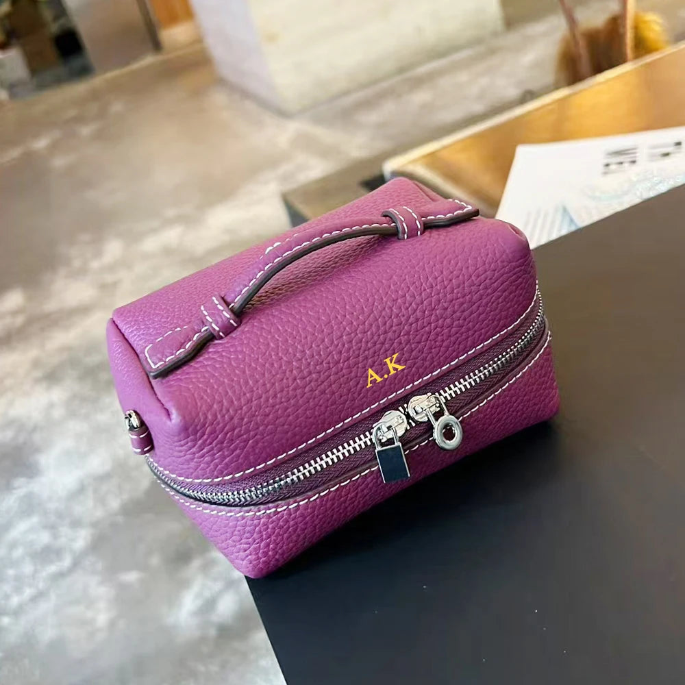 Luxury Women Handbag Custom Letters Small Female Hobo Tote Bag Velvet Suede Cow Leather New Design Lady Top Handle Shoulder Bag