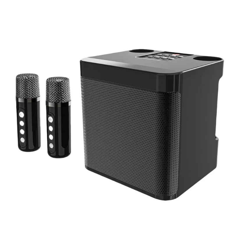 Karaoke Machine for Adults, Portable Bluetooth Speaker with 2 Wireless Microphones, Portable PA System for Big Party, Outdoor