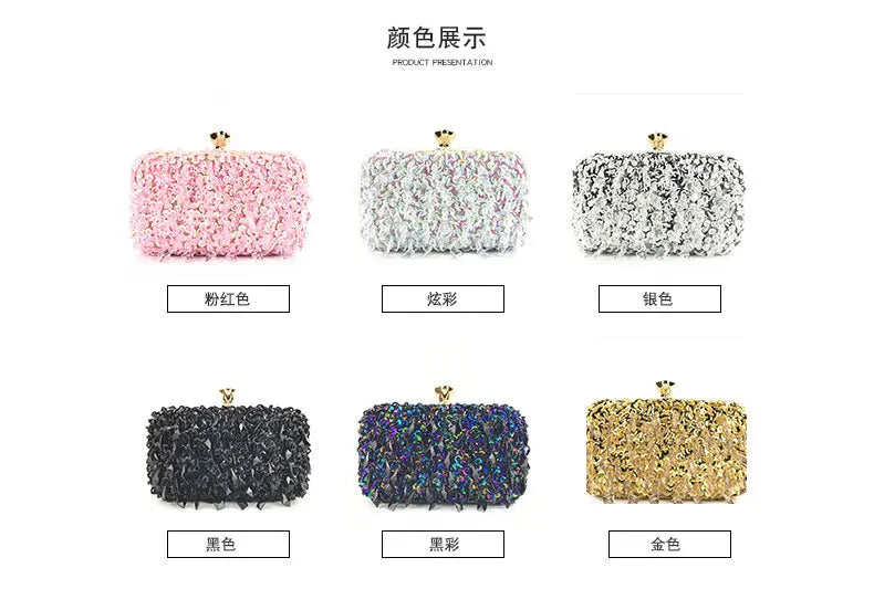 Crossbody Bags for Women 2023 Luxury Designer Fashion Party Handbags Trend Chain Cluth Sac De Luxe Femme Wedding Bags