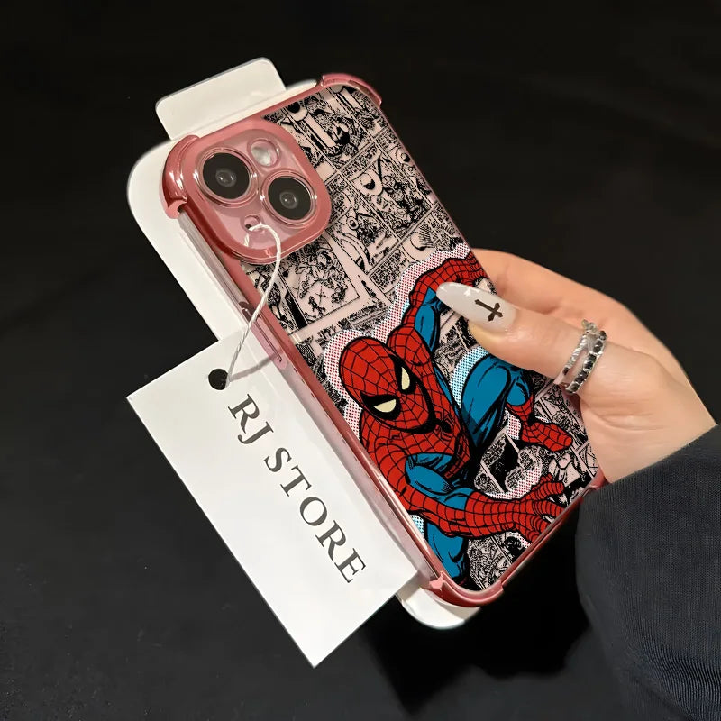 Cool Hero Spiders-man Phone Case For Huawei Honor X6d 600 x8d X5c X7d Magic7 Play10 400 X9d X6c Pro Lite 4G 5G Anti Fall Airbag