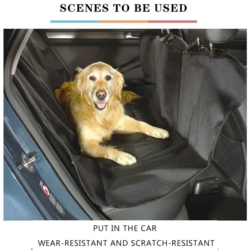 New Dog Car Seat Cover Waterproof Pet Carrier Backseat Cushion Mat for Dogs Folding Cat Hammock Trunk Rear Back Seat