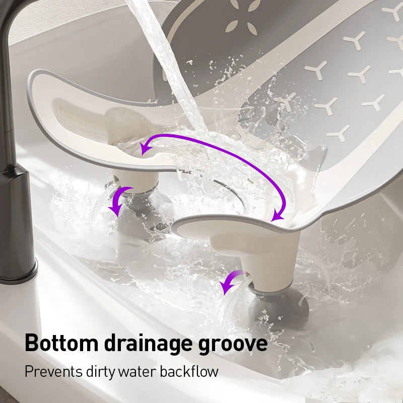 Avent Infant Hygiene Frame Universal Sink Support Stand PP TPE Bath Cleaning Holder for Newborn