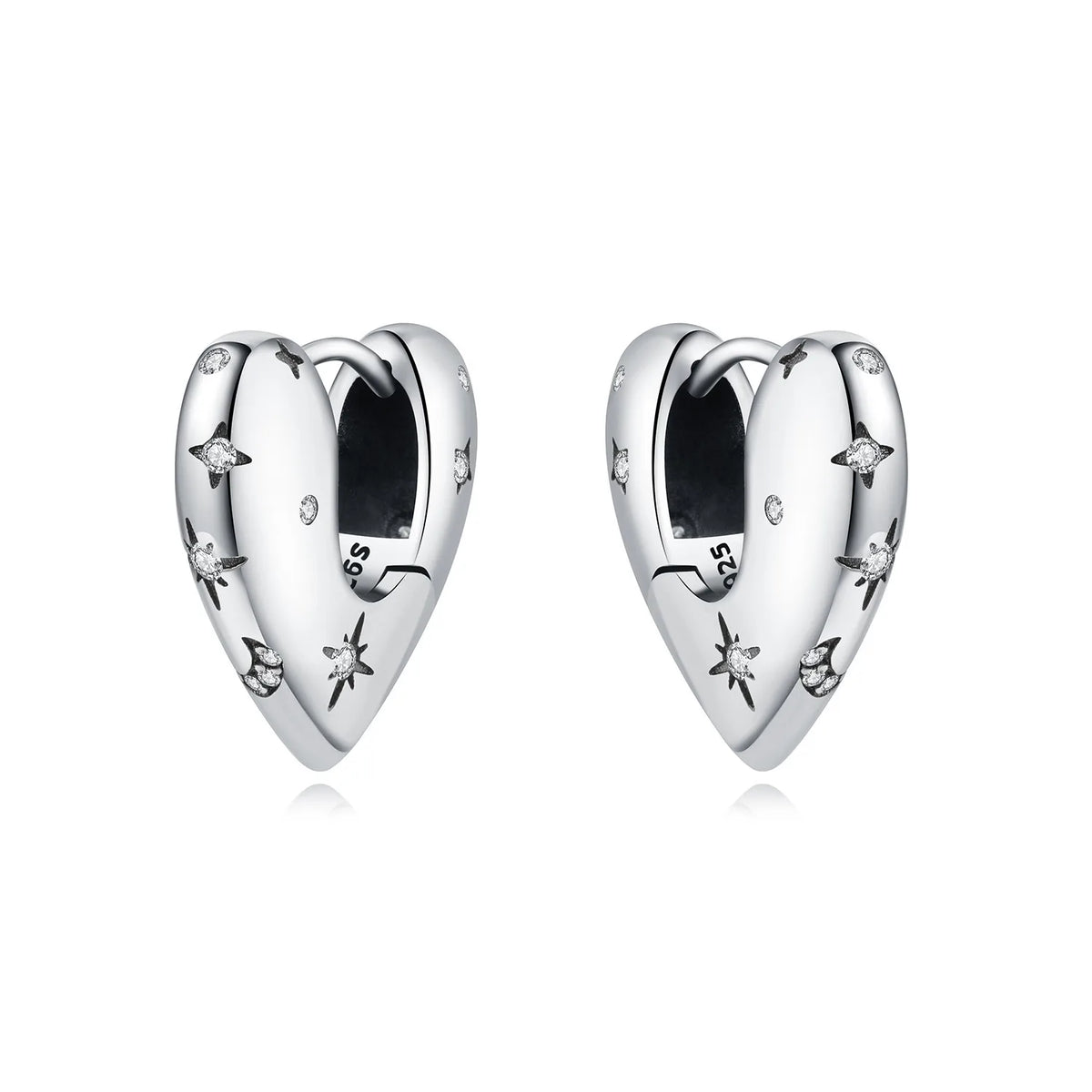925 Sterling Silver Needle Iris Flower Hoop Earrings for Women Original Elegant Versatile Jewelry Birthday Party Fine Gift 2026