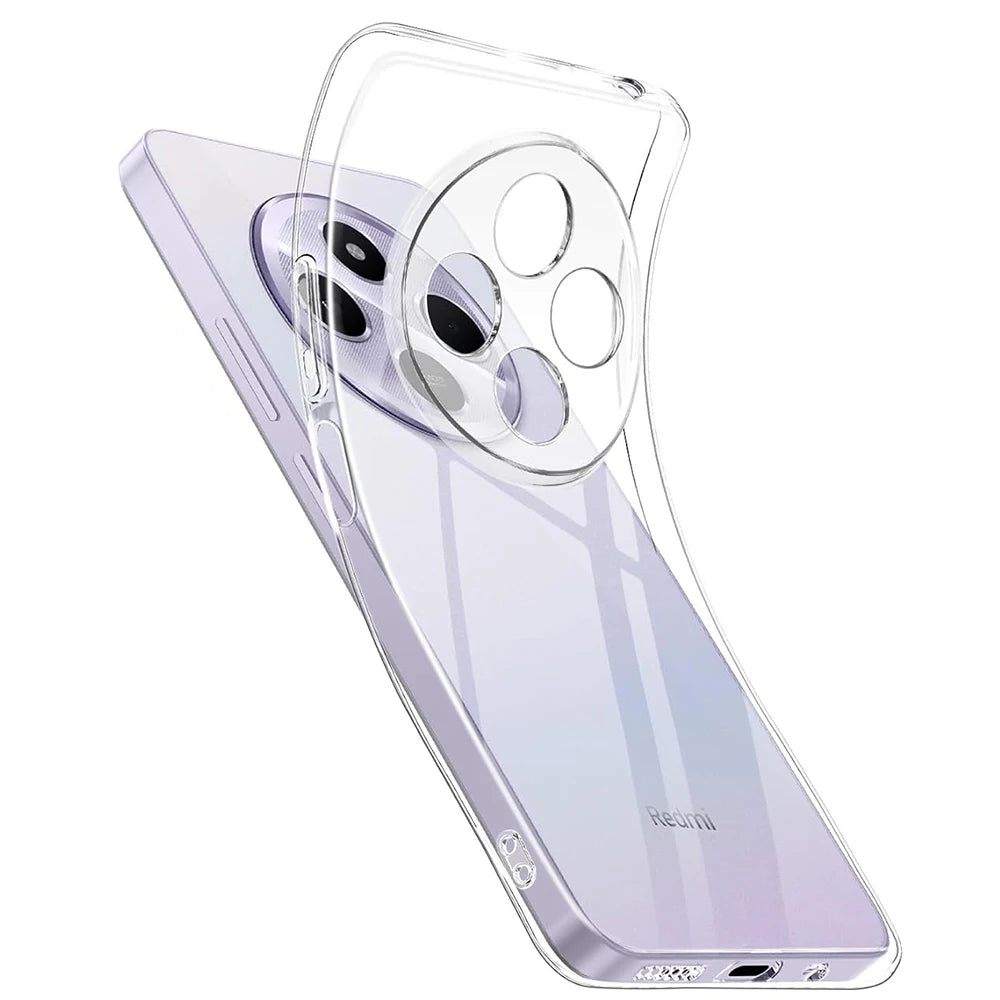 Ultra Thin Silicone Clear Case For Xiaomi Redmi 14C 13C 12C 11A 10A 10C 9A 9C Note 14 13 12 11 11S 10 10S 9 9S Pro Plus Fundas