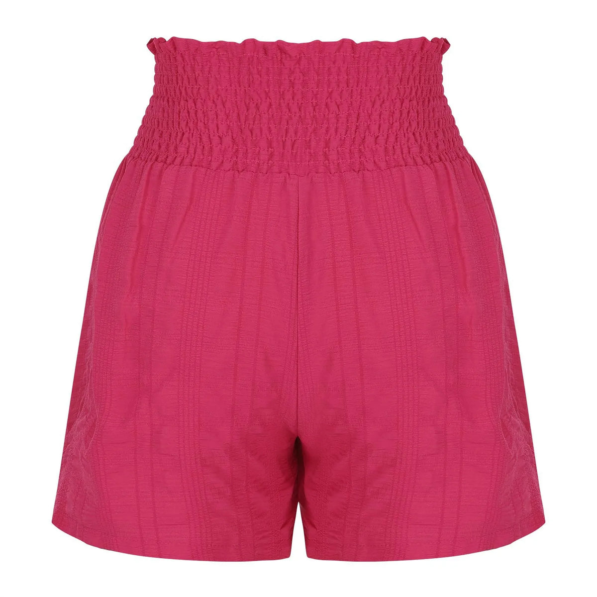 Women Casual High Waist Shorts Skirt Smocked Elastic Drawstring A-Line Flowy Short Skirt Pants Summer Solid Color Beach Skorts