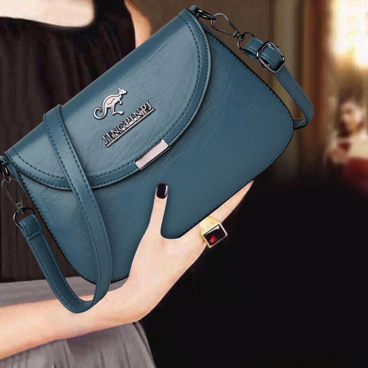 Women Crossbody Bag Shoulder Bag Tote Leather Handbag Purse for Ladies Daily Use Fashion Accessories