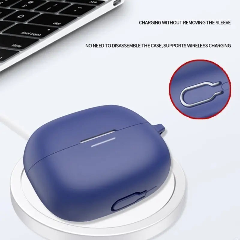 Silicone Protective Case for Redmi Buds 6 Pro Wireless Headphone Protector Case Cover Shell Housing Anti-dust Sleeve