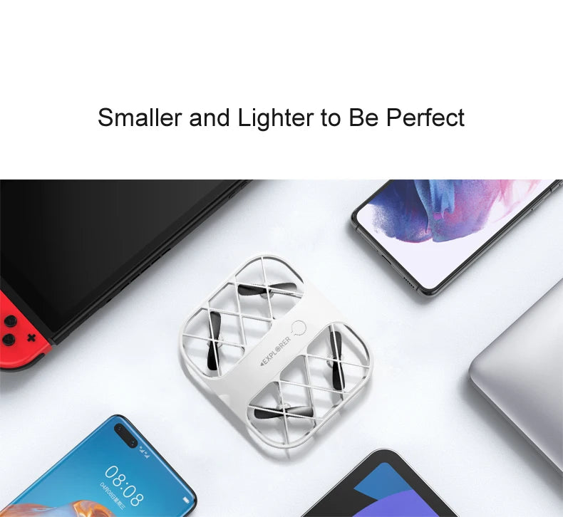 Mini Drone With 4k Professional Camera Air Hover 360° Roll Wide-Angle Camera Portable Long Life Remote Control Helicopter Toy