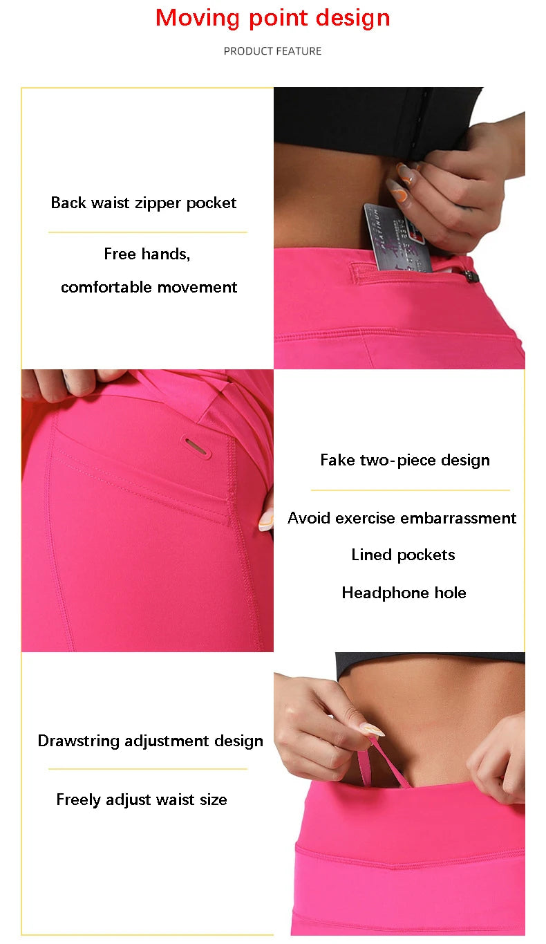 Women's Pleated Tennis Skirt Quick-Drying Anti-Exposure Leisure Joker Sports Golf Yoga Skirt for Female