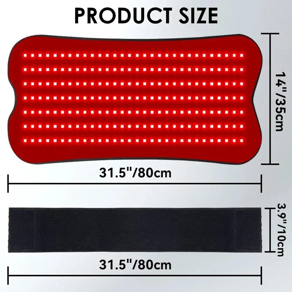 210 LEDs red Infrared Light Therapy Pad Beauty Devices portable 660nm 850nm Relax Pad for face,body back knee hands feet relief