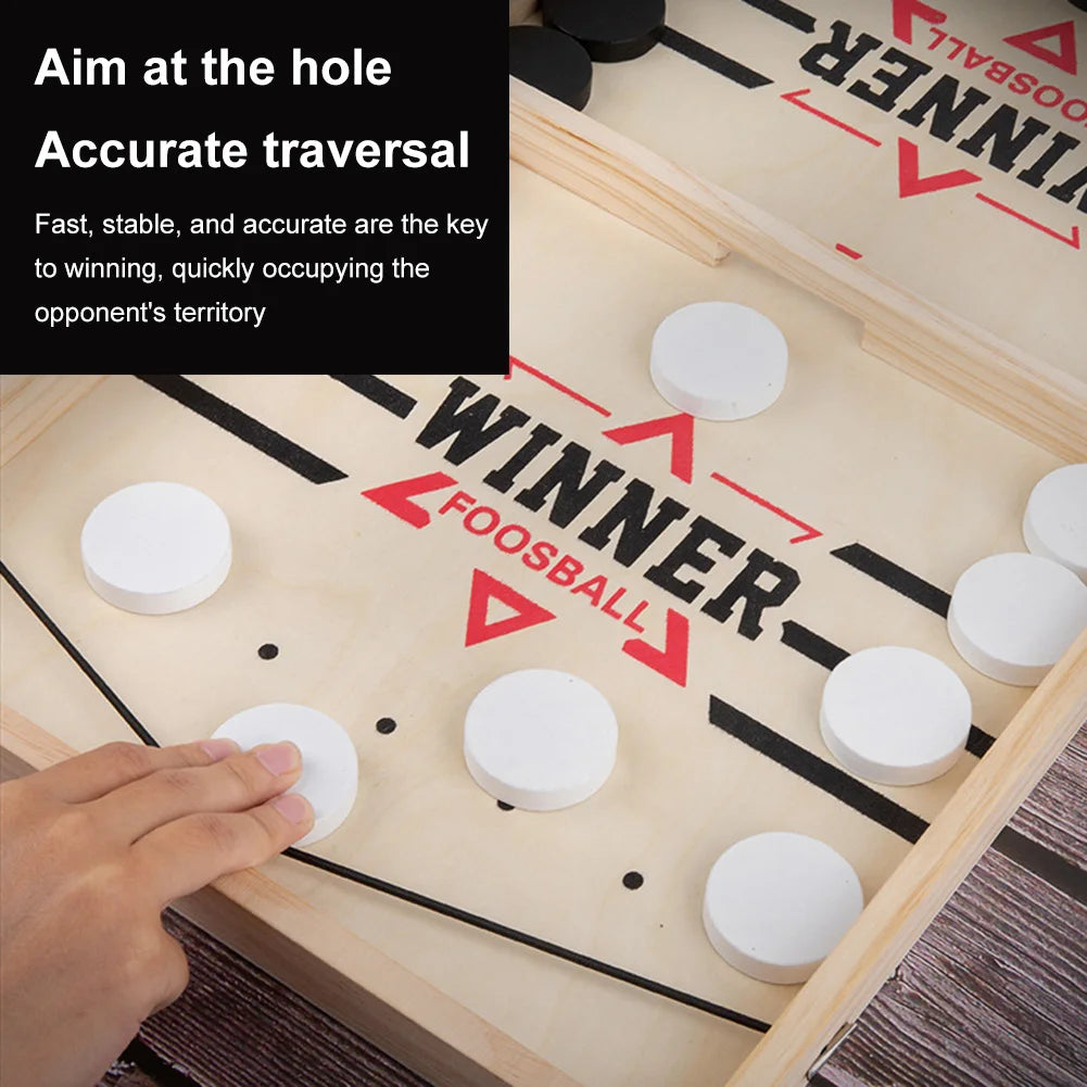 Foosball Winner Games Table Hockey Game Catapult Chess Parent-child Interactive Toy Fast Sling Puck Board Game Toys For Children