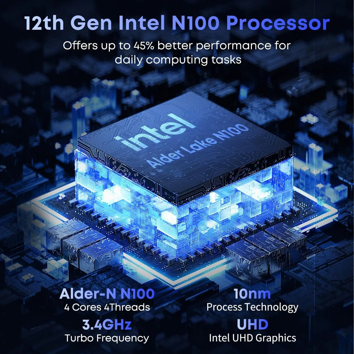 CHUWI GemiBook XPro Laptop 8GB LPDDR5 256GB SSD Intel N100/N150 UHD Graphics 12th Gen 14.1'' FHD 1920*1080 Windows 11 Laptops