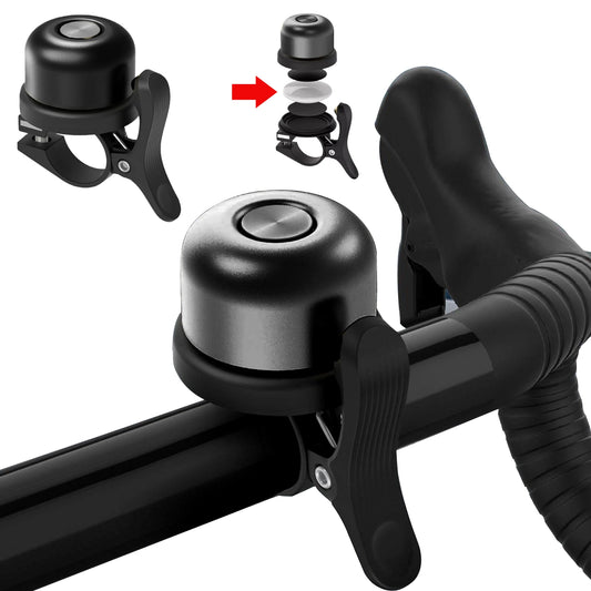 Classic Bike Bell for AirTag Bell Case Waterproof Bike Mount Bicycle Bell for Air Tag GPS Tracker Bike Accessories