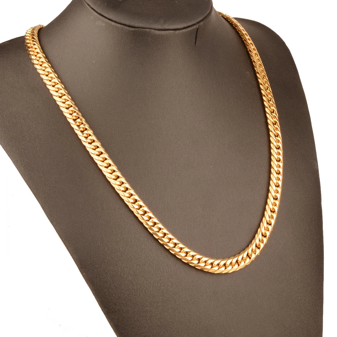 9/11/13/16/19/21mm Heavy Polished Stainless Steel Necklace Men Curb Cuban Link Chain Necklace Or Bracelet Choker Jewelry 7-40"