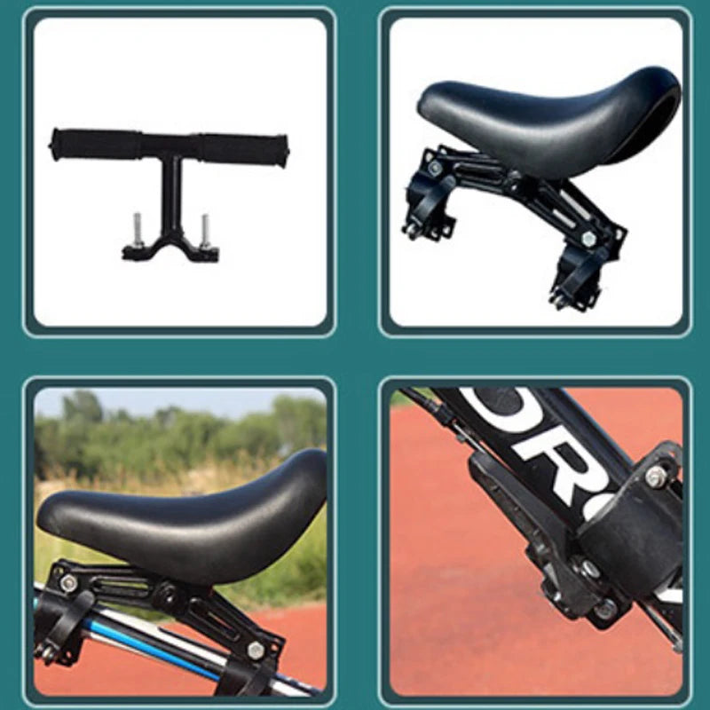 Bicycle Seats with Handlebars and Foot Pedals for Kids Children