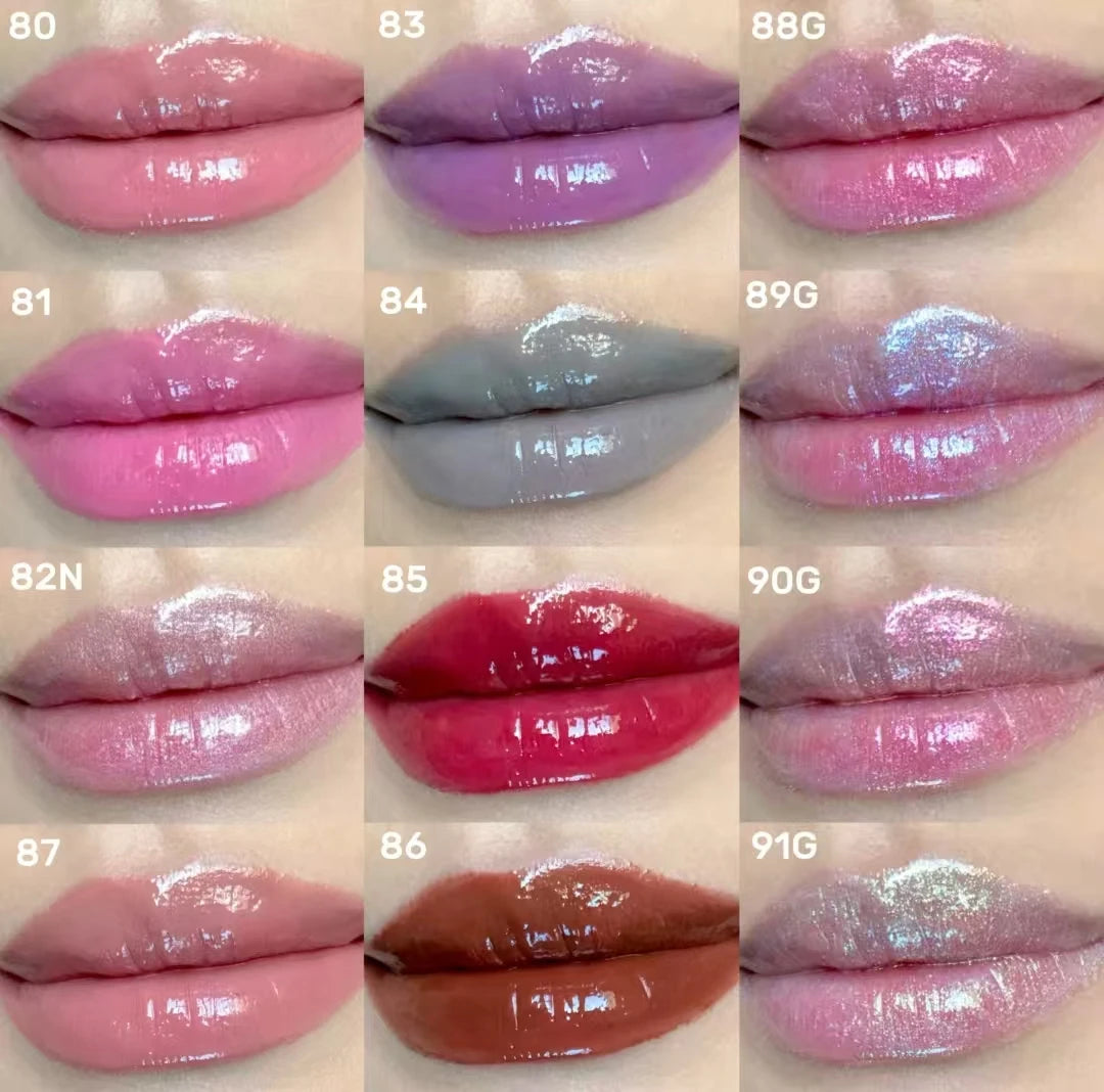 Kaleidos Lip Gloss Mirror Matte Glitter Gothic Lip Glaze Moist Shimmer Nude Punk Dark Lipstick High Colors Lasting Lip Makeup