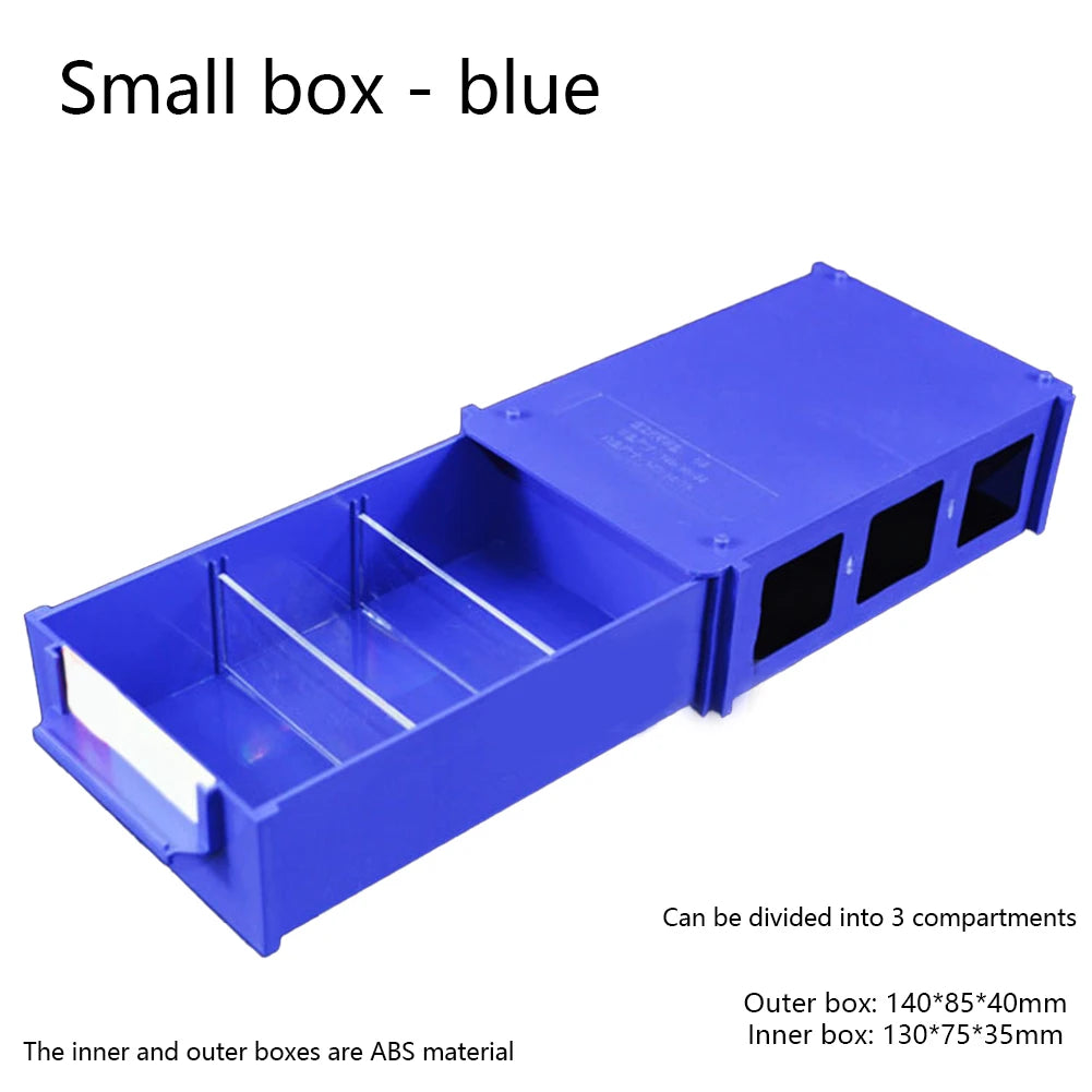 Storage Box Stackable Plastic Hardware Parts Storage Boxes Component Screws Tools Organizer Combined Cabinet Drawer Case Box