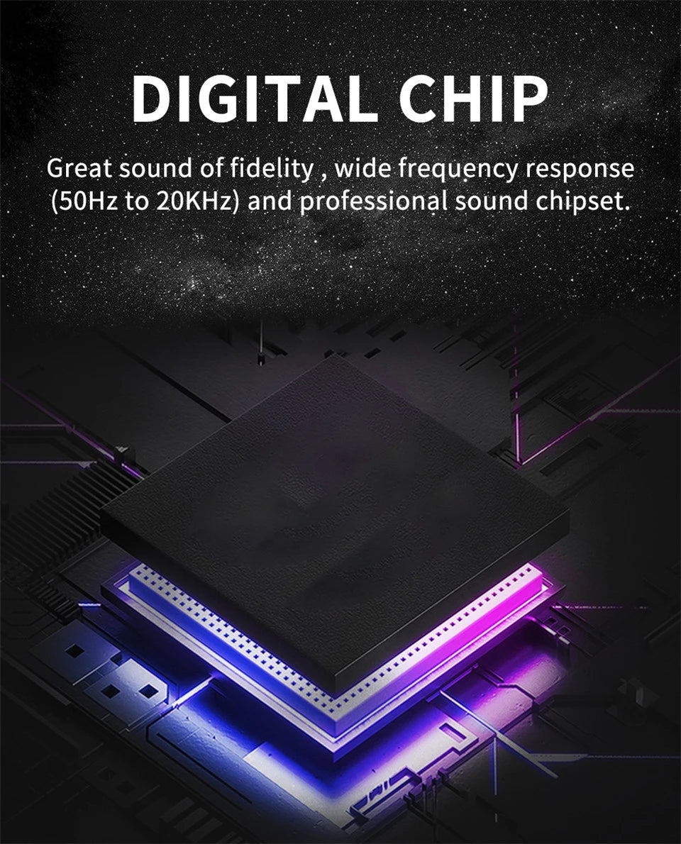 USB Microphone RGB Microfone Condensador Wire Gaming Mic for Podcast Recording Studio Streaming Laptop Desktop PC