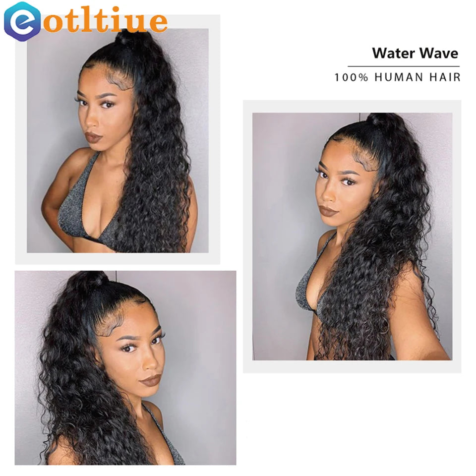 Water Wave Clip In Human Hair Extensions 8PC/Set 120g Wholesale Remy Virgin Curly Wavy Clip On Hair For Women Natural Hair Clips