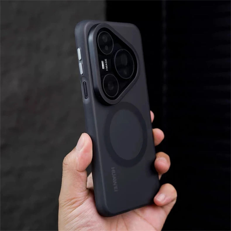 For Huawei Pura 80 Ultra case Pura 70 80 Pro Plus Magnetic Matte Clear Case Hard Shell Shockproof Bumper Protective Cover