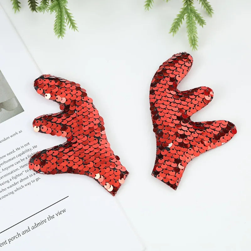 Christmas New Products Antler Accessories Hat Accessories Antler Accessories Headband Sequins Antler Accessories