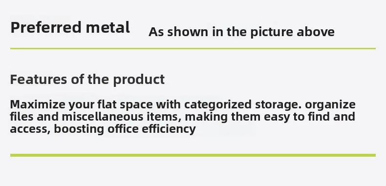 4 Tier Metal Paper Tray Desk Organizer, Stackable File Trays for Office Home, Multi-Functional Document Tray with Grid Design.