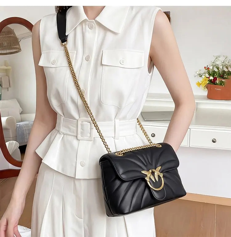 Luxury Leather Tote Bag For Women Handbags Shoulder Crossbody By Famous Designer Popular Classic Elegant Chic