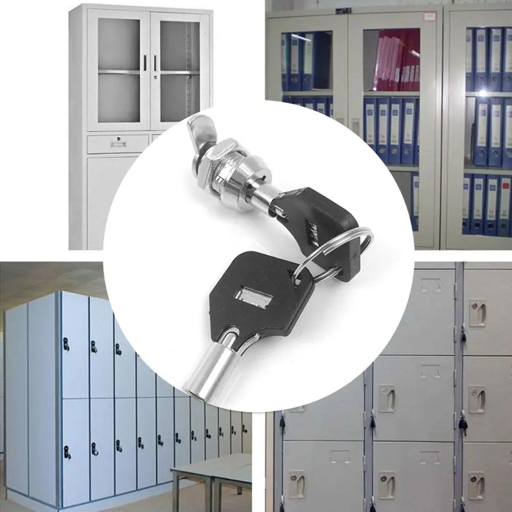 Tubular High Quality 16-30mm For Cupboard Door Cabinet W/2 Mailbox Lock Cam Lock Drawer Locker Home Hardware