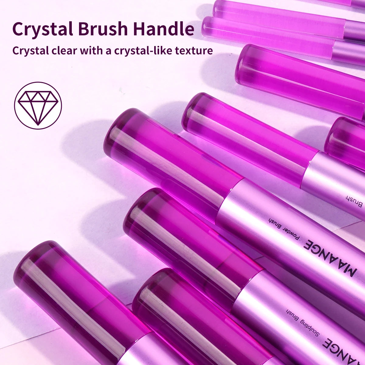 MAANGE 20PCS Professional Makeup Brush Set Premium Synthetic Foundation Face Powder Blush Concealers Soft Dense Makeup Tools