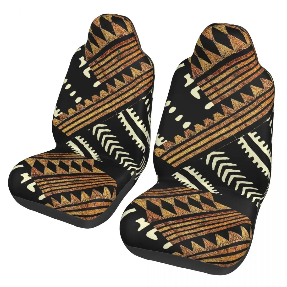 Antique African Textile Print Universal Car Seat Cover Protector Interior Accessories Women Seat Cushion/Cover Seat Protector