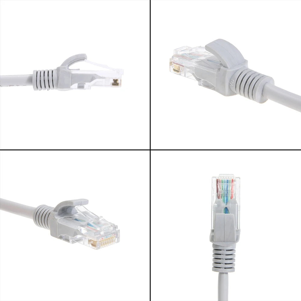 Cable Ethernet De Alta Velocidad Cat5e RJ45 Cable De Red LAN Enrutador De Ordenador Patch Cord , 1M/5M/10M/15M/20M/30M/50M