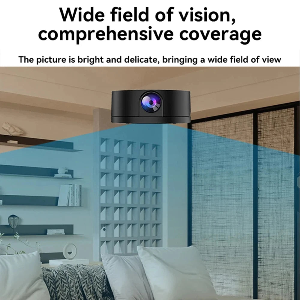 HD 1080P Mini Camera Smart Camera Home WiFi Camera Home Night Vision HD Camera with Abnormal Reminder Function