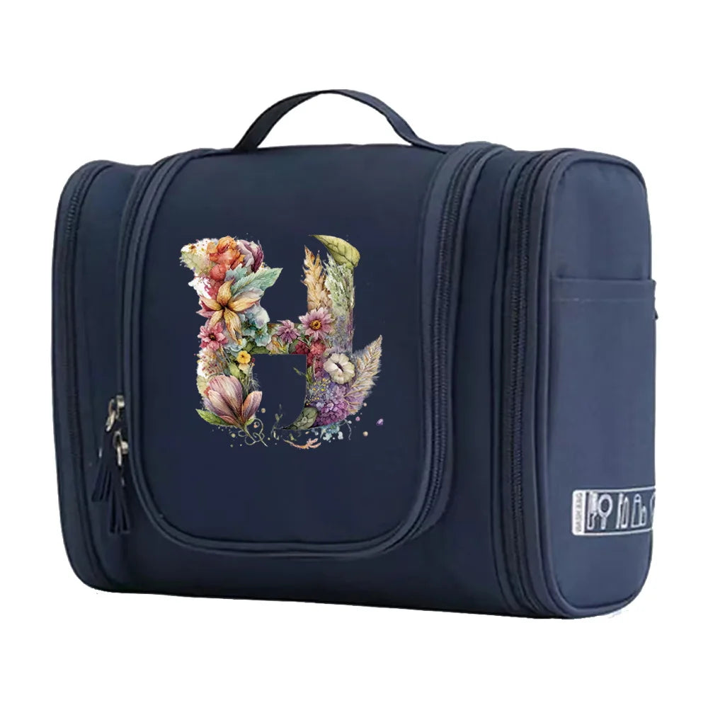 New Fashion Floral Shaped Letter Pattern Female Toiletries Are Very Convenient Minimalist Makeup Bag for Easy Storage of Items