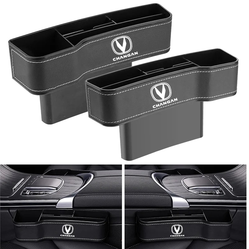 Car Leather Seat Gap Storage Box For changan CS75 PLUS CS95 CS35 alsvin CS15 CS55 Eado changan Car Organizer