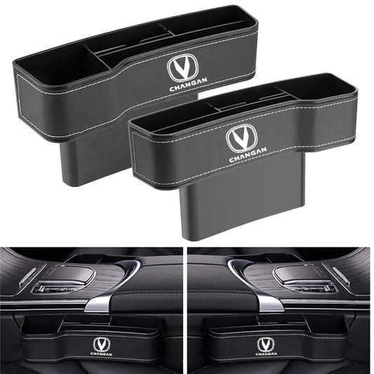 Car Leather Seat Gap Storage Box For changan CS75 PLUS CS95 CS35 alsvin CS15 CS55 Eado changan Car Organizer