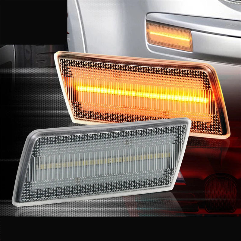 2Pcs LED Side Marker Light Turn Signal Lamps Parking Lamp For Chrysler 300 2005 2006 2007 2008 2009 2010 Car Accessories