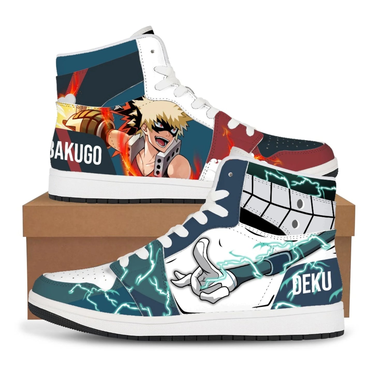 My Hero Academia Anime Midoriya Izuku New Sneakers Casual Shoes Basketball Shoes Printing Comfortable Flat Shoes Halloween Gift
