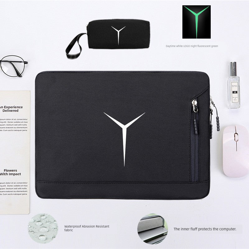 Gaming Notebook Applicable to Lenovo Saver R9000p Laptop Bag Liner Bag 2023 Y9000/7000x/K Waterproof Bubble Wrap Fleece-lined Protective Case 15.6-Inch Drop-Resistant