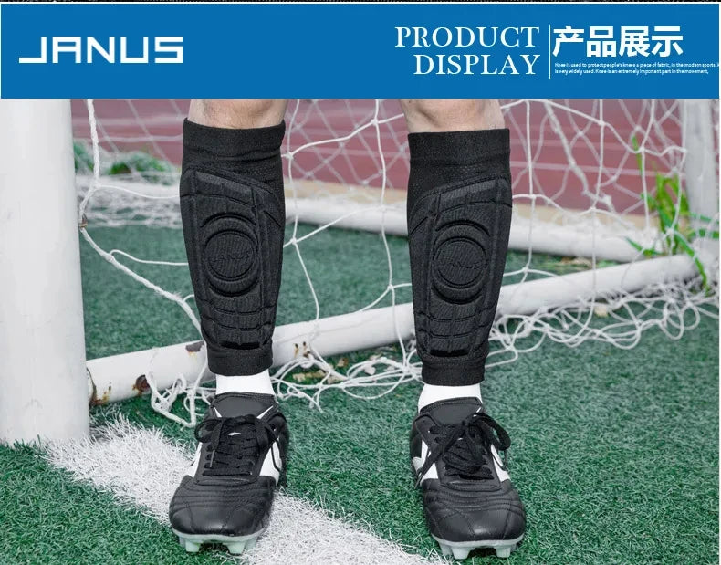 Anti-collision Soccer Football Shin Guard Adults Basketball Calf Support Compression Muscle Socks Running Leg Sleeve Warmer