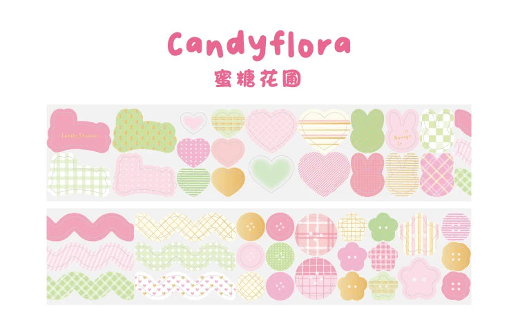 40mm * 300cm Kawaii Ins Basic Geometric Pattern Die Cutting Stickers Creative Handbook Decoration DIY Diary Scrapbook Supplies