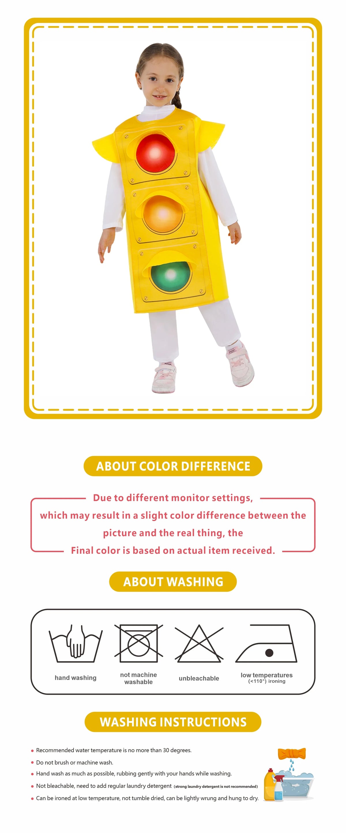 Halloween Traffic Light Cosplay Costume Prescool Theme Party Stage Show Outfit Carnival Festival Performance Dress Up New # 1 #