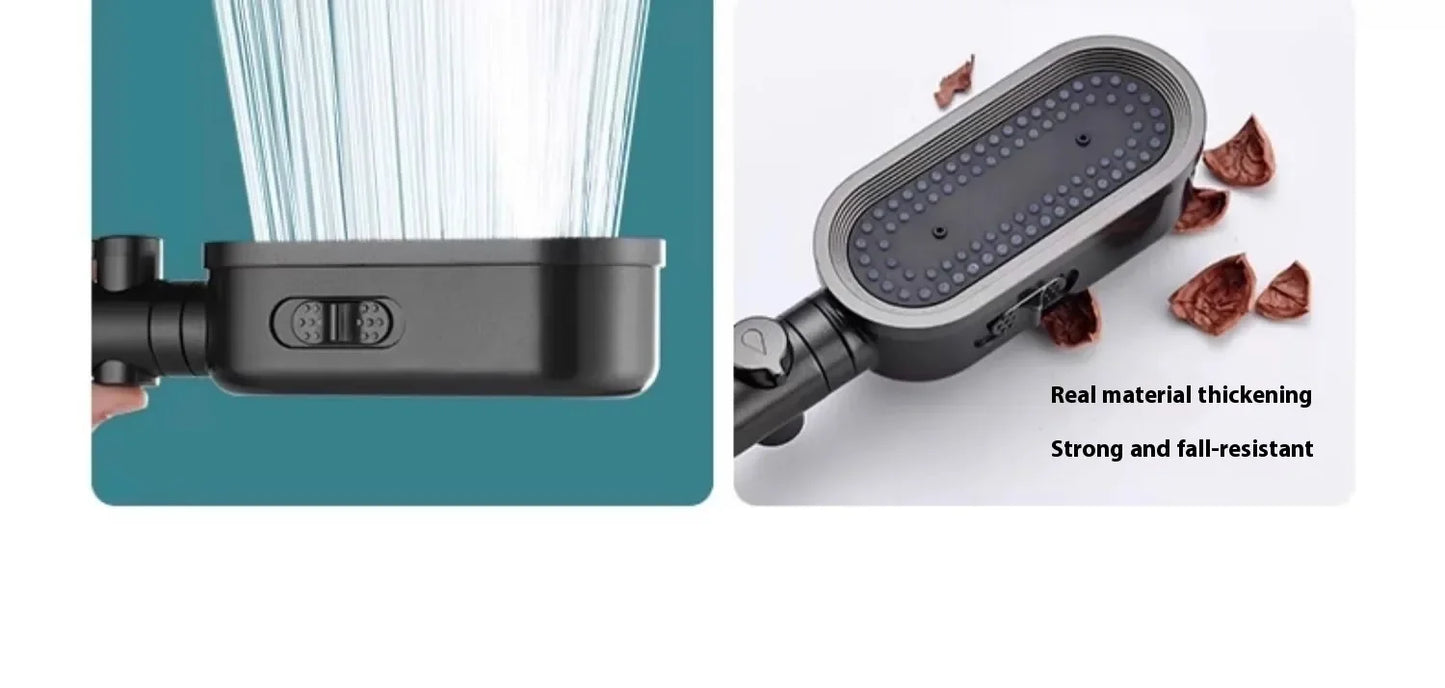 1PC 3 Modes Handheld Filtered Shower Head Hard Water Filter Showerhead Powerful High Pressure Showerhead with On-Off Switch