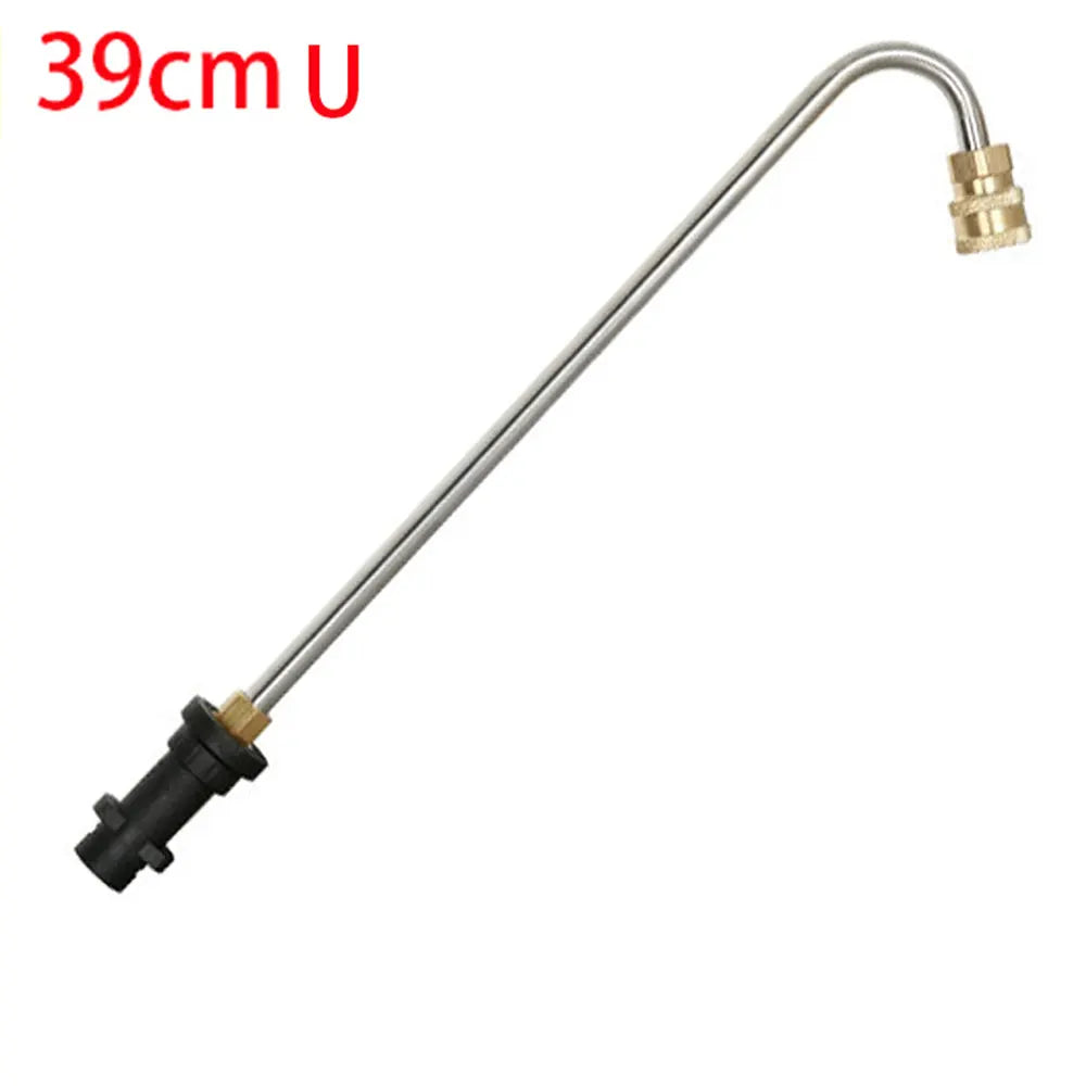 ROUE Angled Spray Lance, Under Chassis Wash Lance Compatible With Karcher K2 K3 K4 K5 K6 K7 Pressure Washer, Gutter Cleaning Kit