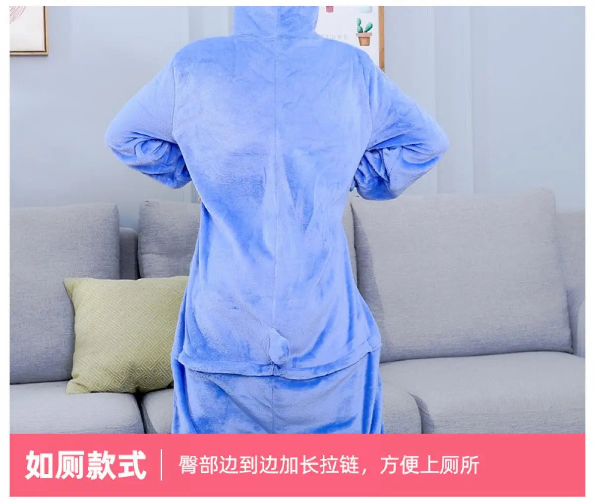Stitch Animal Onesie Pajamas Warm Winter Sleepwear For Couples Students Performance Costume Cute Cartoon