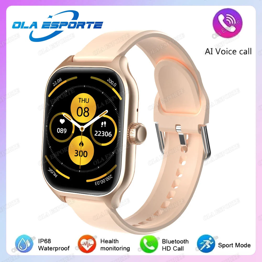2025 New Military Smart Watch Men IP68 5ATM Outdoor Sports Fitness Tracker Health Monitoring 2.01Inch Bluetooth Call Smartwatch
