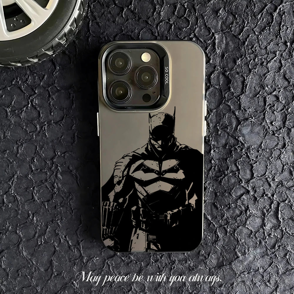 Cool Anime B-Batmans Phone Case For iPhone 17 17e 16e 16 15 14 13 12 11 mini Pro Max X XR 8 Air Plus Anti Fall Matte Back Cover