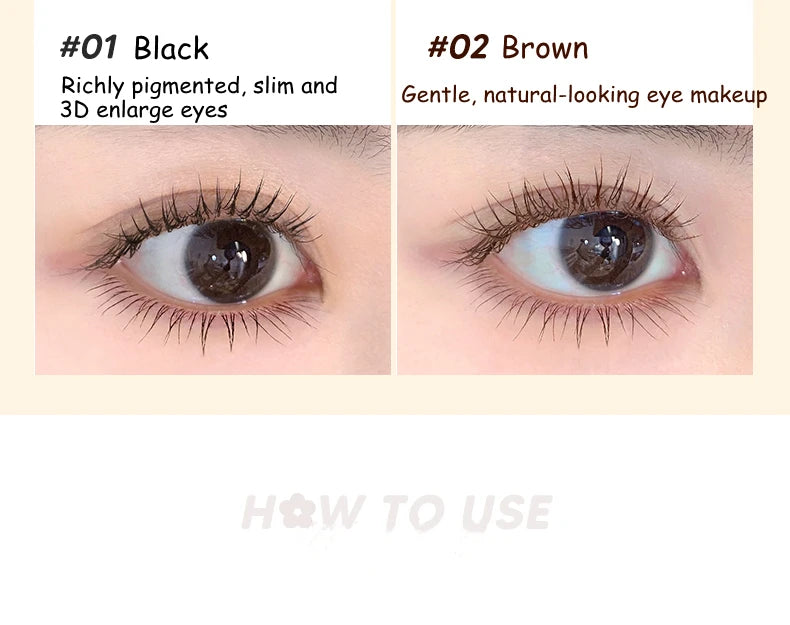 Judydoll Judydoll Small Steel Tube Lash Lengthening Curling Thick Mascara Natural Quick Dry Waterproof Non-smudg Eye Makeup