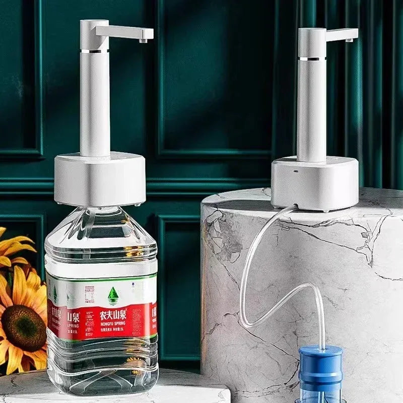 Adjustable Auto Electric Water Pump Dispenser with Foldable Base USB Charging for 5 Gallon Bottles
