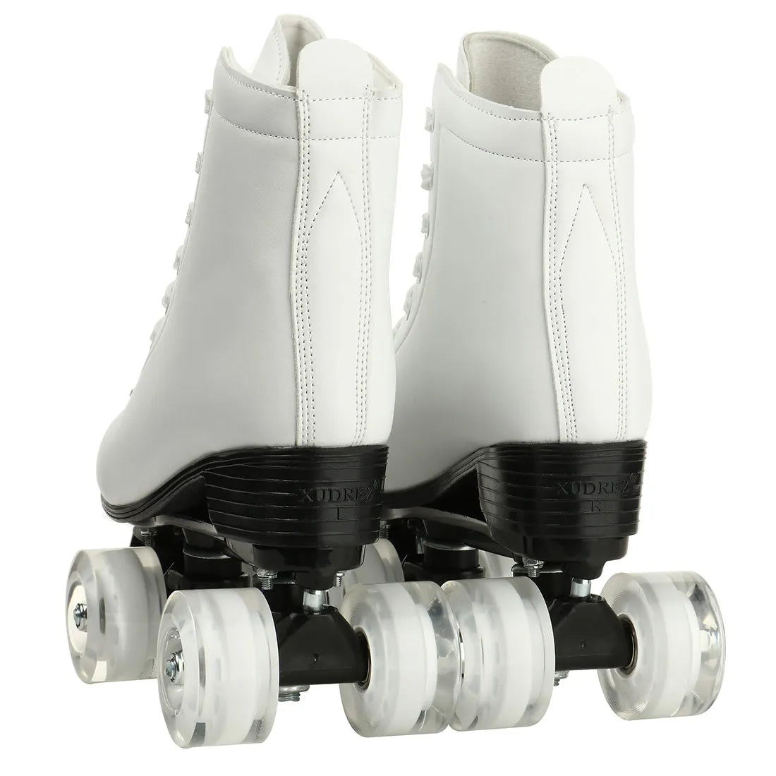 Roller Skate Shoes Size 34-45 4 Wheels Quad Sneakers Skating Pu Leather Sport Beginner Men And Women Roller Skating Shoes Gift